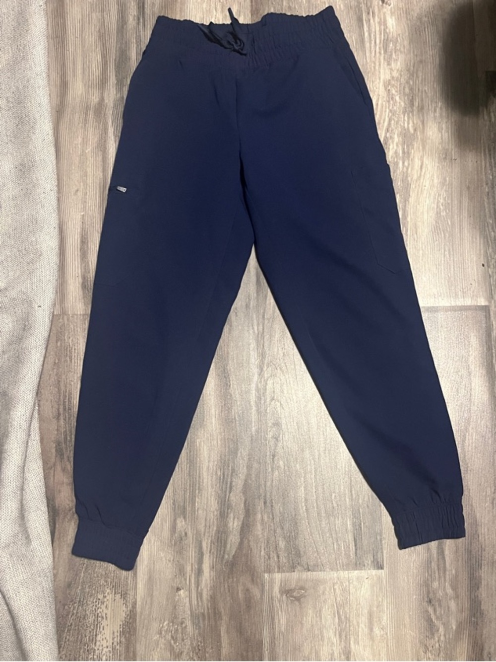Jaanuu Navy Blue Jogger Scrub Pants